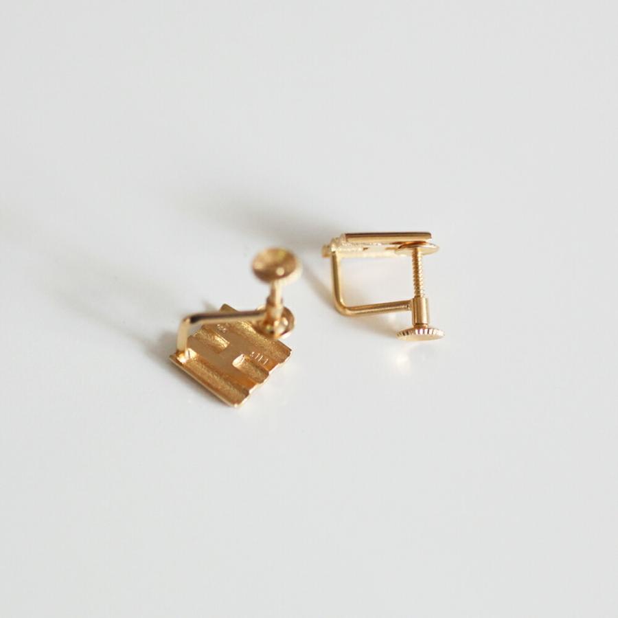 siki (シキ) / NMI-E01-SVGP gold ナミイタイヤリング スクエア ゴールド | GOLD | 01