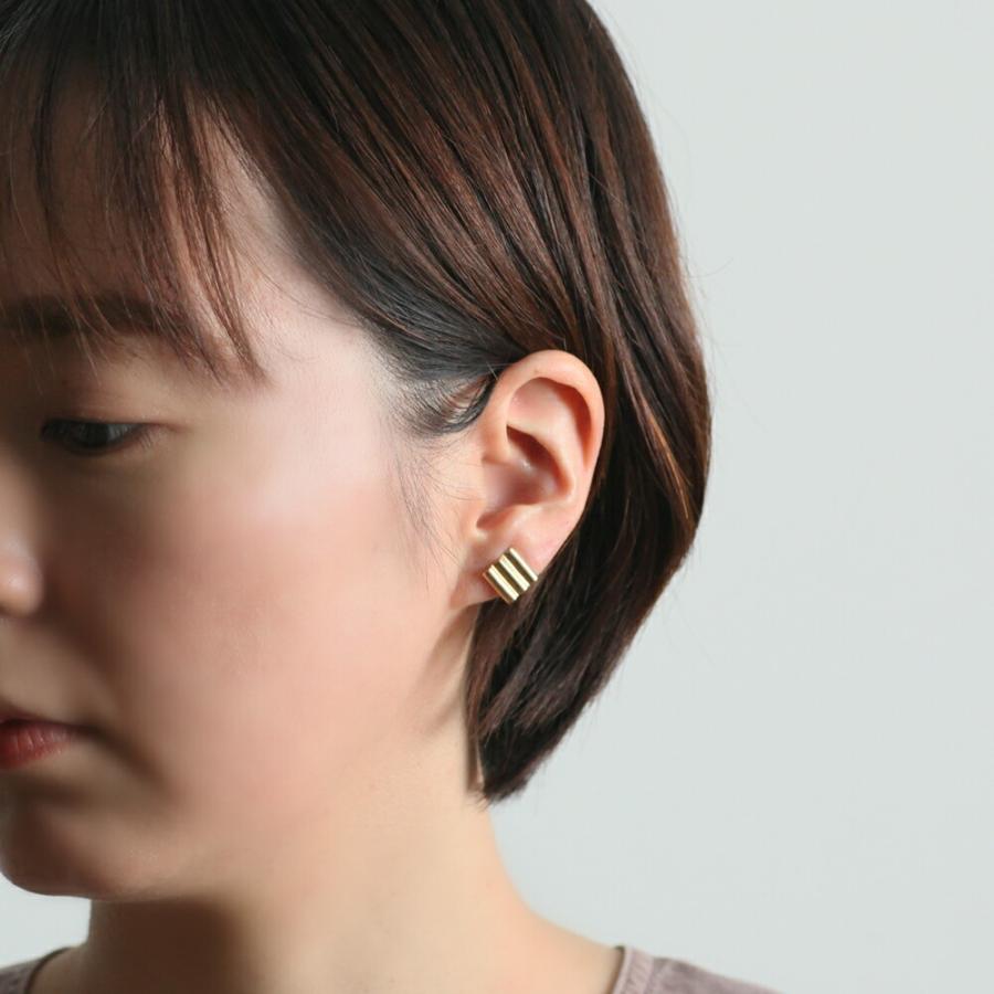 siki (シキ) / NMI-E01-SVGP gold ナミイタイヤリング スクエア ゴールド | GOLD | 05