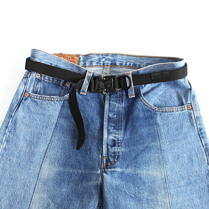 bagjack / NXL Belt 25mm M - Black 76 バッグジャック ネクストレベル ベルト ブラック／ブラック 送料無料 | BAGJACK | 03