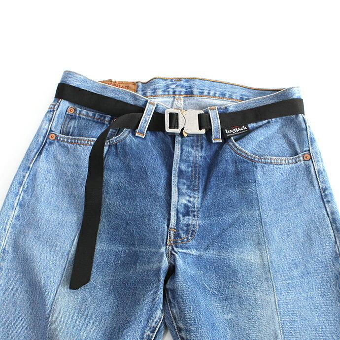 bagjack / Belt 25mm - Black Polished Cobra 01498 バッグジャック ベルト ブラック／シルバー 送料無料 | BAGJACK | 05