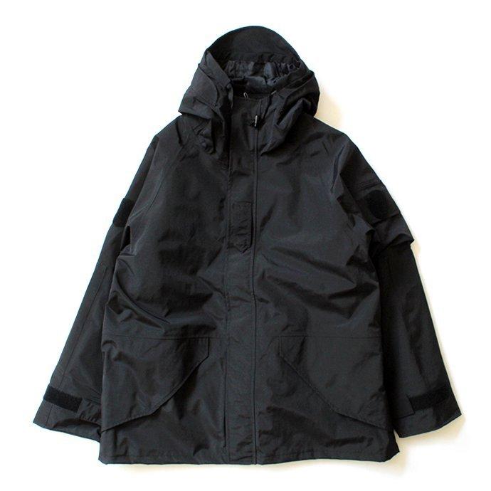 SBB / Parka imp. trasp. con liner - Black ECWCSスタイル防水透湿パーカー ブラック | 