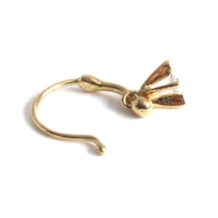 イロンデール エペパン hirondelle et pepin / k18 h-p-6-2-65 立て爪フックピアス（片耳タイプ） レディース ギフト プレゼント アクセサリー … | hirondelle | 01