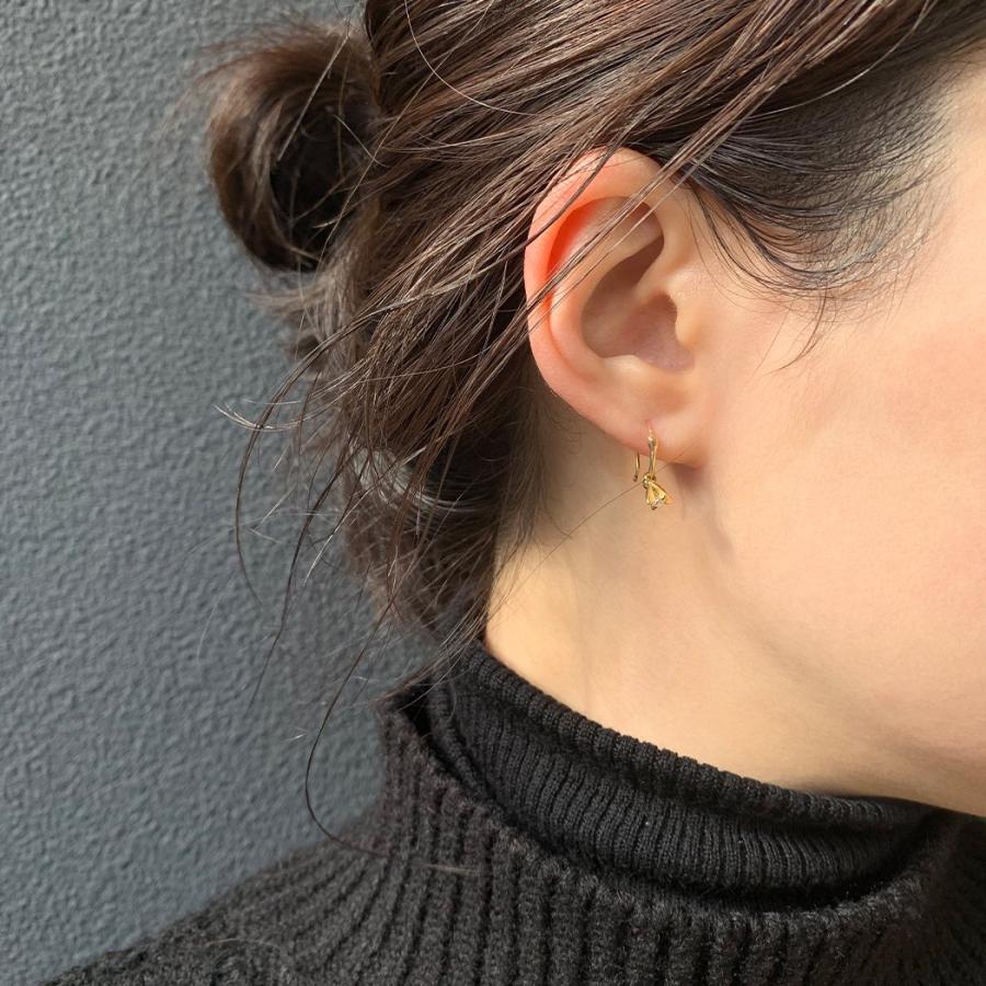 イロンデール エペパン hirondelle et pepin / k18 h-p-6-2-65 立て爪フックピアス（片耳タイプ） レディース ギフト プレゼント アクセサリー … | hirondelle | 02