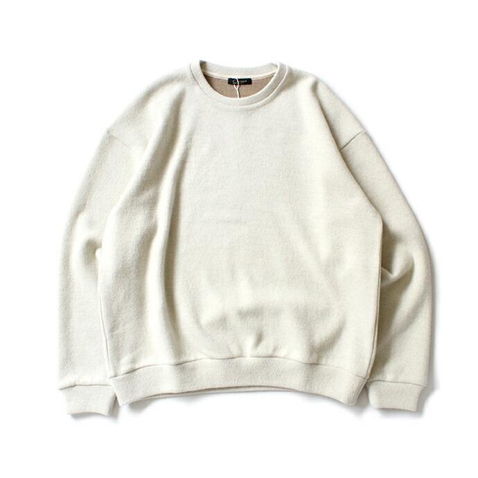 CRESPI / Lambswool/Cotton Crew Neck - Ivory ラムズウールコットン クルーネックカットソー アイボリー | Crespi