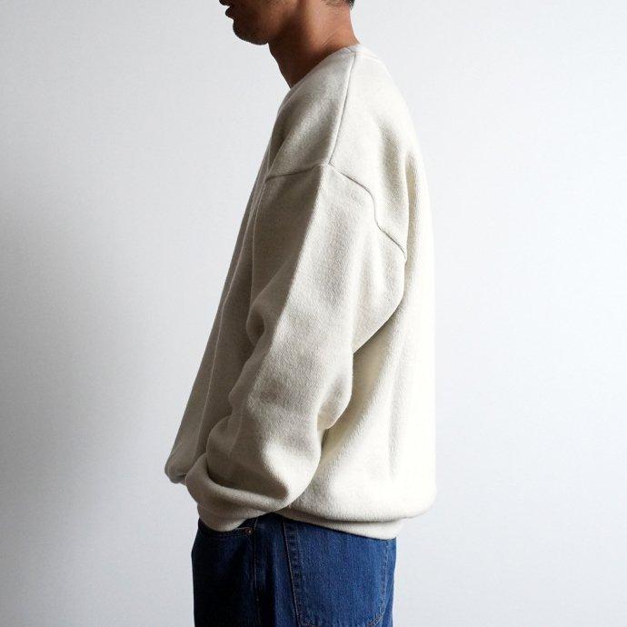 CRESPI / Lambswool/Cotton Crew Neck - Ivory ラムズウールコットン クルーネックカットソー アイボリー | Crespi | 06