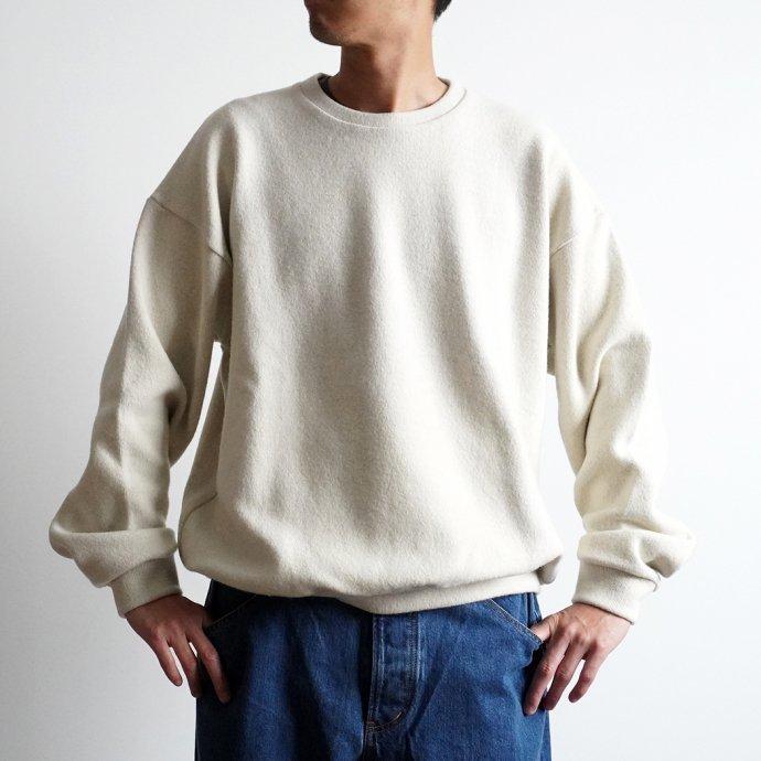 CRESPI / Lambswool/Cotton Crew Neck - Ivory ラムズウールコットン クルーネックカットソー アイボリー | Crespi | 07