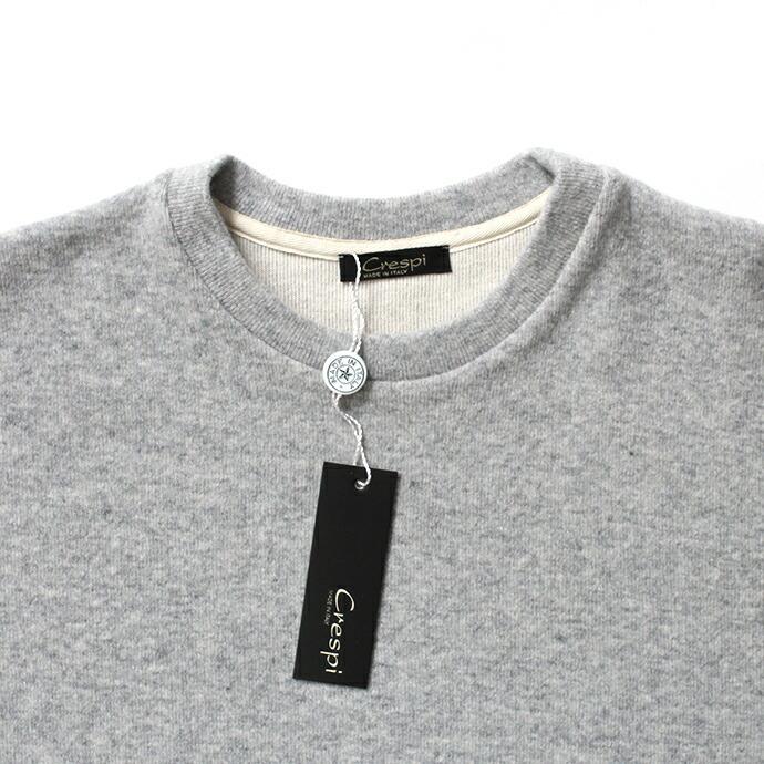 CRESPI / Lambswool/Cotton Crew Neck - Grey ラムズウールコットン クルーネックカットソー グレー | Crespi | 02