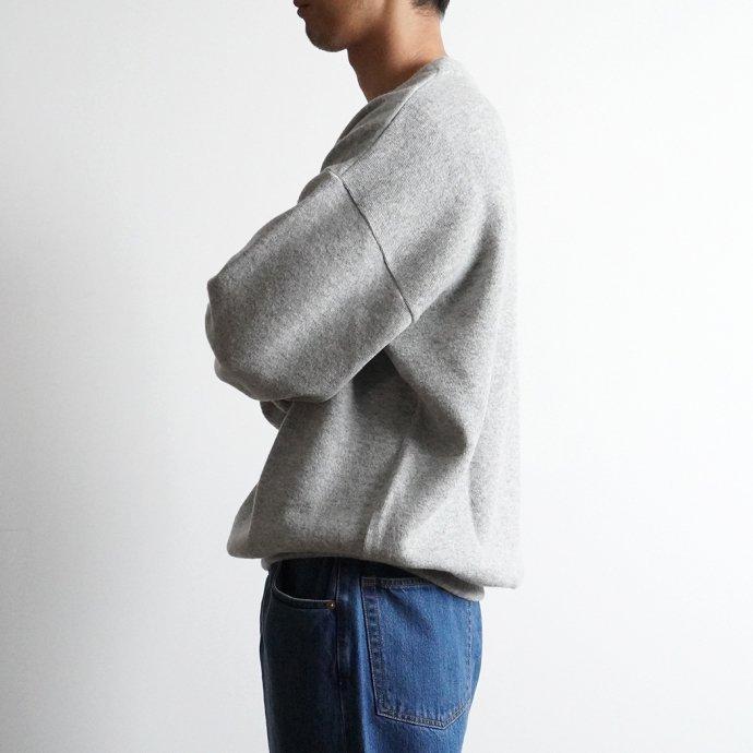 CRESPI / Lambswool/Cotton Crew Neck - Grey ラムズウールコットン クルーネックカットソー グレー | Crespi | 07