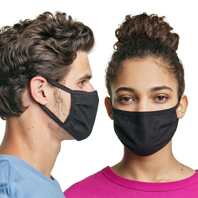 Hanes / Wicking Cotton Mask - Black ヘインズ マスク 日本未発売 ブラック | Hanes | 03
