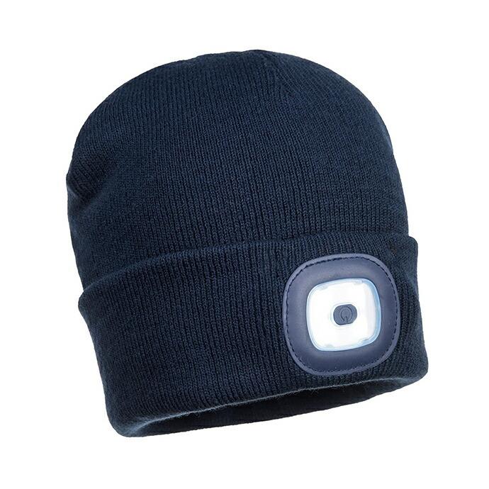 PORTWEST / Rechargeable Twin LED Beanie ポートウエスト ツインLED ヘッドライトビーニー - Navy | NAVY（ファッション） | 06