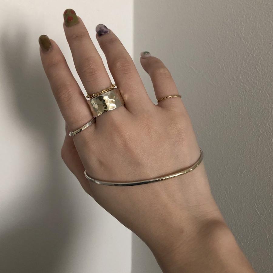 イロンデール エペパン hirondelle et pepin / k18 sv-21ss-30 ウ・ア・ラ・ネージュ パームカフ レディース ギフト プレゼント ブレスレット … | hirondelle | 05