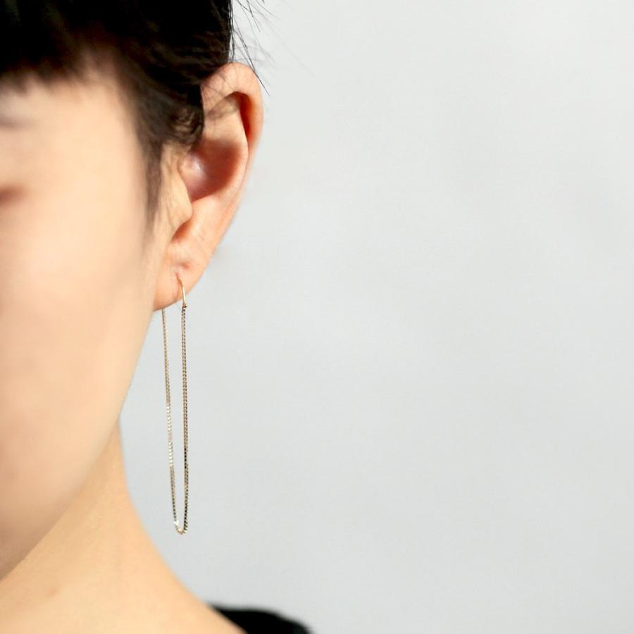 イロンデール エペパン hirondelle et pepin / k18 sp-21ss-24 インフィニティ ロング ピアス（片耳タイプ） レディース ギフト プレゼント ア… | hirondelle | 03