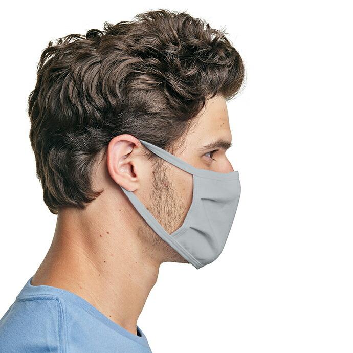 Hanes / Wicking Cotton Mask - Concrete ヘインズ マスク 日本未発売 グレー | Hanes | 02
