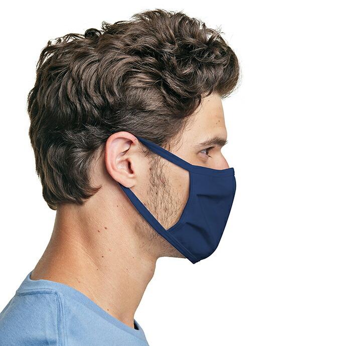 Hanes / Wicking Cotton Mask - Navy ヘインズ マスク 日本未発売 ネイビー | Hanes | 02