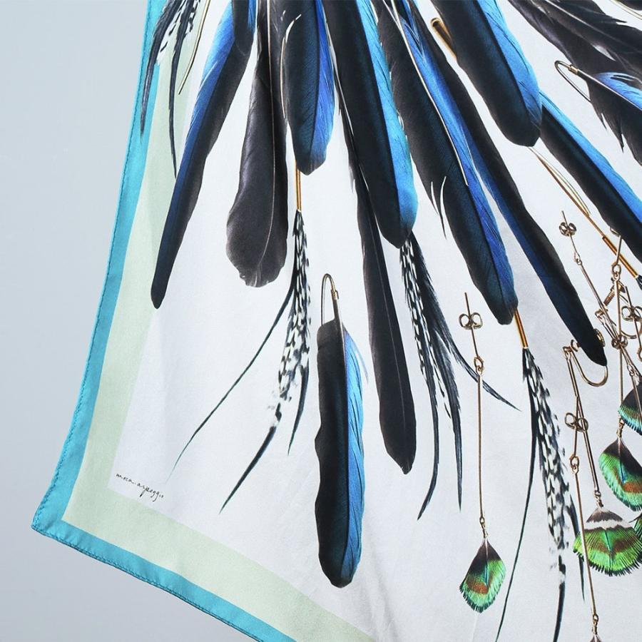 moca.arpeggio（モカ アルペジオ） /  Kawasemi&Peacock 孔雀とカワセミ スカーフ  [MS-01] レディース ギフト プレゼント 大判 スカーフ … |  | 02