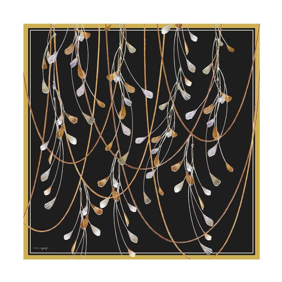 moca.arpeggio（モカ アルペジオ） /  Little birds ネックレス柄 スカーフ  [MS-03] レディース ギフト プレゼント 大判 スカーフ シルク 大人… |  | 01