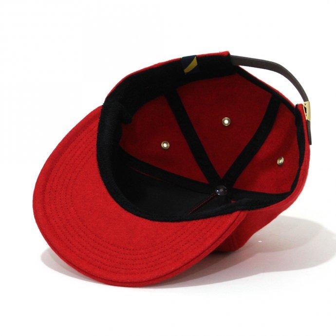 Trad Marks / Basic Cap WM ベーシックキャップ ウールメルトン - Red