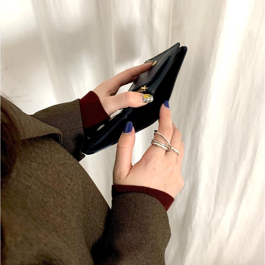 Ense（アンサ） / 財布 レディース 2つ折り ミニ コンパクト ウォレット 小さい 本革 mw802r rubber touch wallet - 全5色 送料無料 日本製 ミ… |  | 02