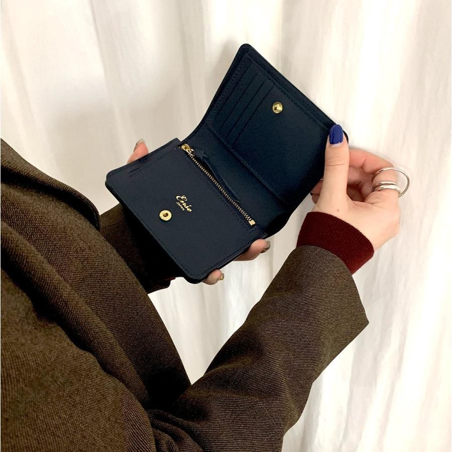 Ense（アンサ） / 財布 レディース 2つ折り ミニ コンパクト ウォレット 小さい 本革 mw802r rubber touch wallet - 全5色 送料無料 日本製 ミ… |  | 03
