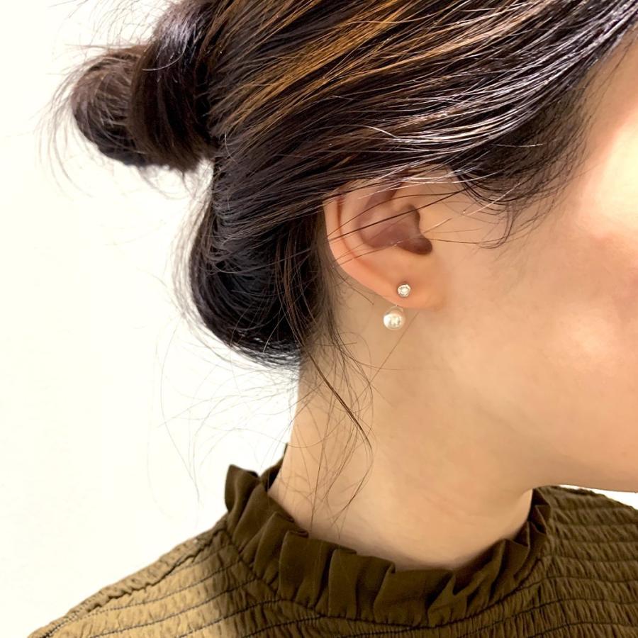 yum.（ヤム） / P-12a-18c Ag925 コロンパールキャッチピアス(両耳タイプ) |  | 03