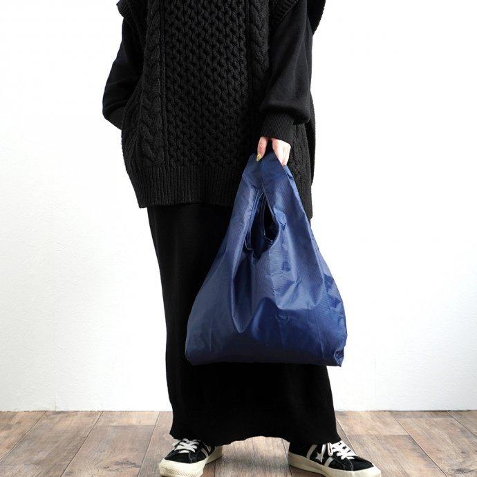 KIKKERLAND（キッカーランド） Key Ring Shopping Bag - Blue キーリング ショッピングバッグ ネイビー キーリング付きエコバッグ リップストッ… | iPhone | 09