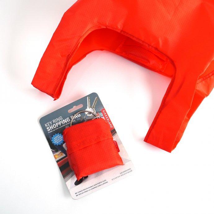 KIKKERLAND（キッカーランド） Key Ring Shopping Bag - Red キーリング ショッピングバッグ レッド キーリング付きエコバッグ リップストップ… | iPhone | 07