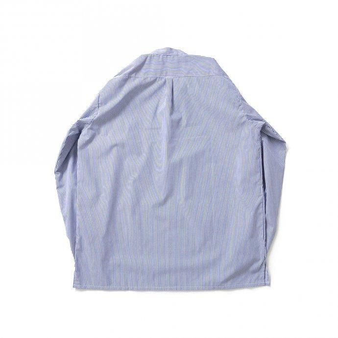 modAS / Sommer Fischerhemd - marine モダス サマーフィッシングシャツ ネイビーストライプ |  | 01