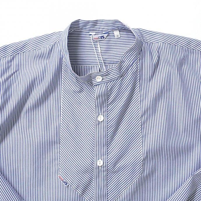 modAS / Sommer Fischerhemd - marine モダス サマーフィッシングシャツ ネイビーストライプ |  | 03