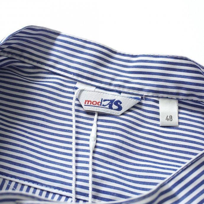 modAS / Sommer Fischerhemd - marine モダス サマーフィッシングシャツ ネイビーストライプ |  | 05
