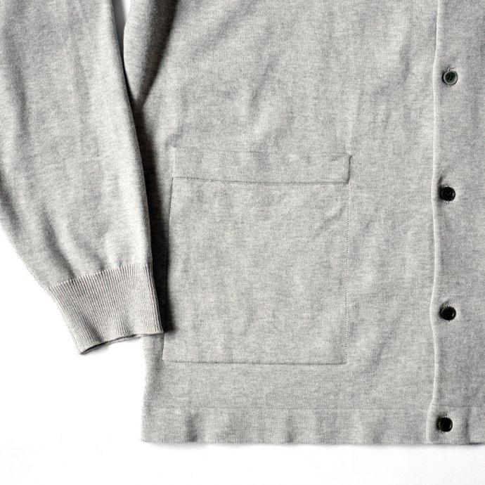 crepuscule クレプスキュール 2101-006 KNIT SHIRT - Gray ニットシャツ グレー | crepuscule | 05