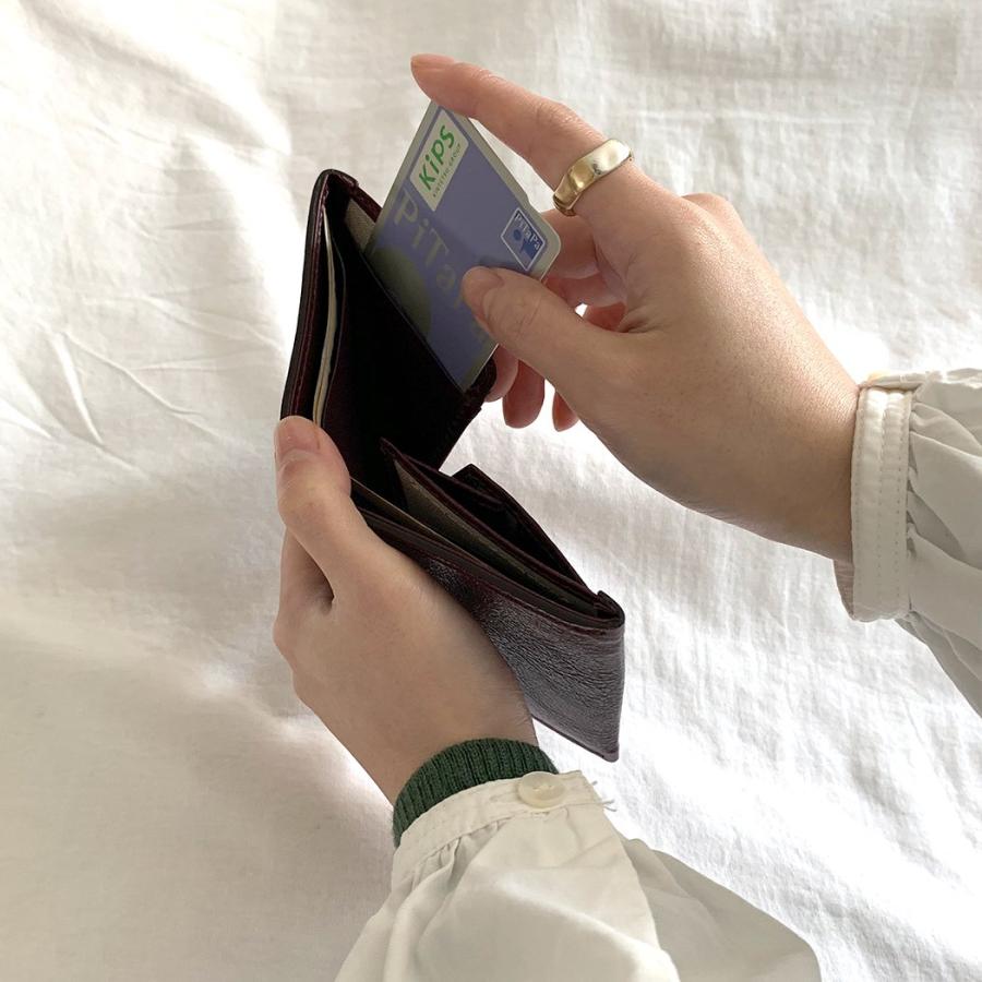 アンサ 財布 二つ折り レディース Ense ew128 mini wallet ミニ ウォレット 全10色 あす楽 送料無料 財布 ミニ 2つ折り コンパクト ミニマリスト 小さい さい… | Ense | 15