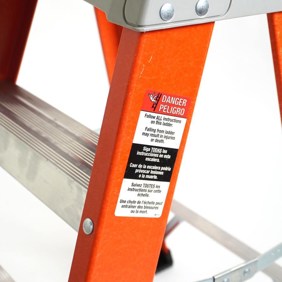 Louisville Ladder / ルイビルラダー ファイバーステップ 2ft オレンジ FS1502 2-Foot 脚立 |  | 06