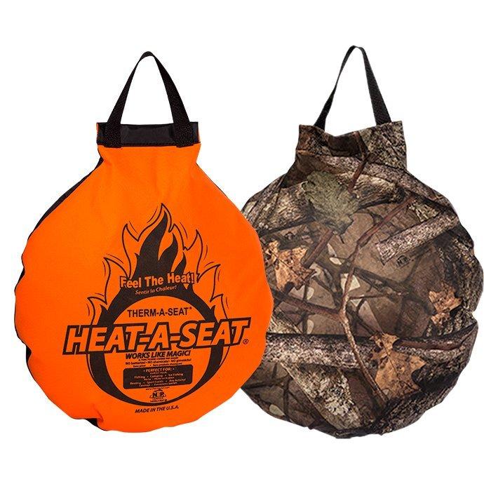 ThermaSeat サーマシート / HEAT-A-SEAT ヒートアシート アウトドアクッション RealTree/ネオンオレンジ | 