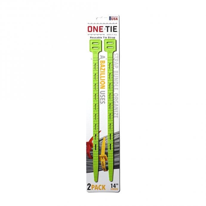 ONE-TIE / ワンタイ 14インチ 2本パック - ブライトグリーン | 