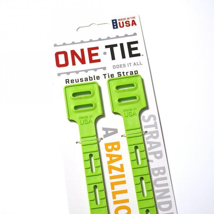 ONE-TIE / ワンタイ 14インチ 2本パック - ブライトグリーン |  | 01