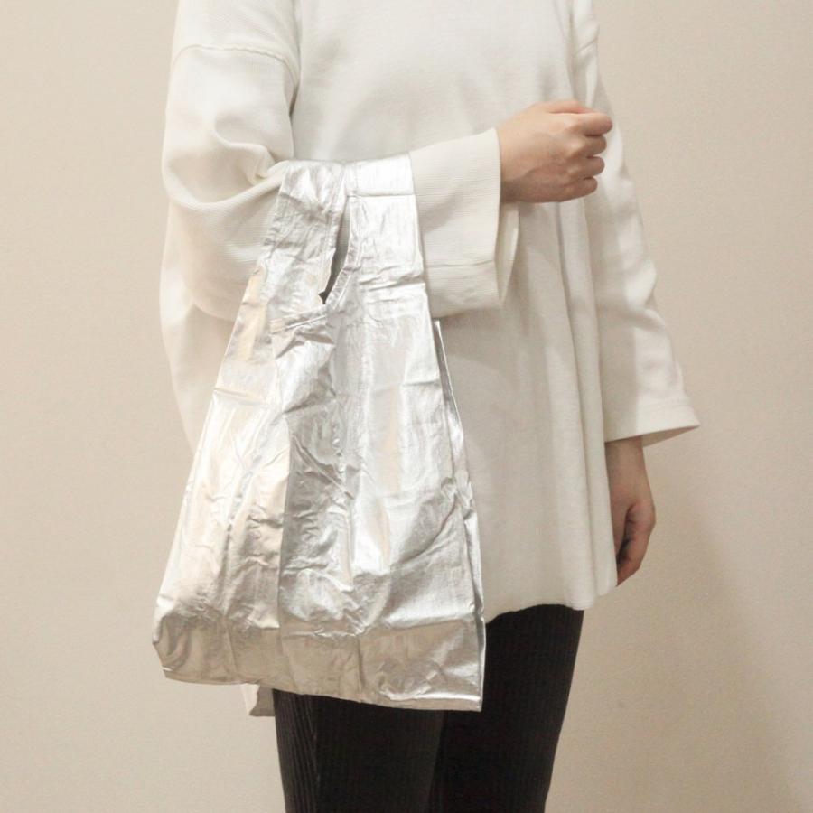 BAGGU（バグゥ） / BABY エコバッグ - メタリックシルバー　ショッピングバッグ マルシェバッグ コンビニ |  | 02