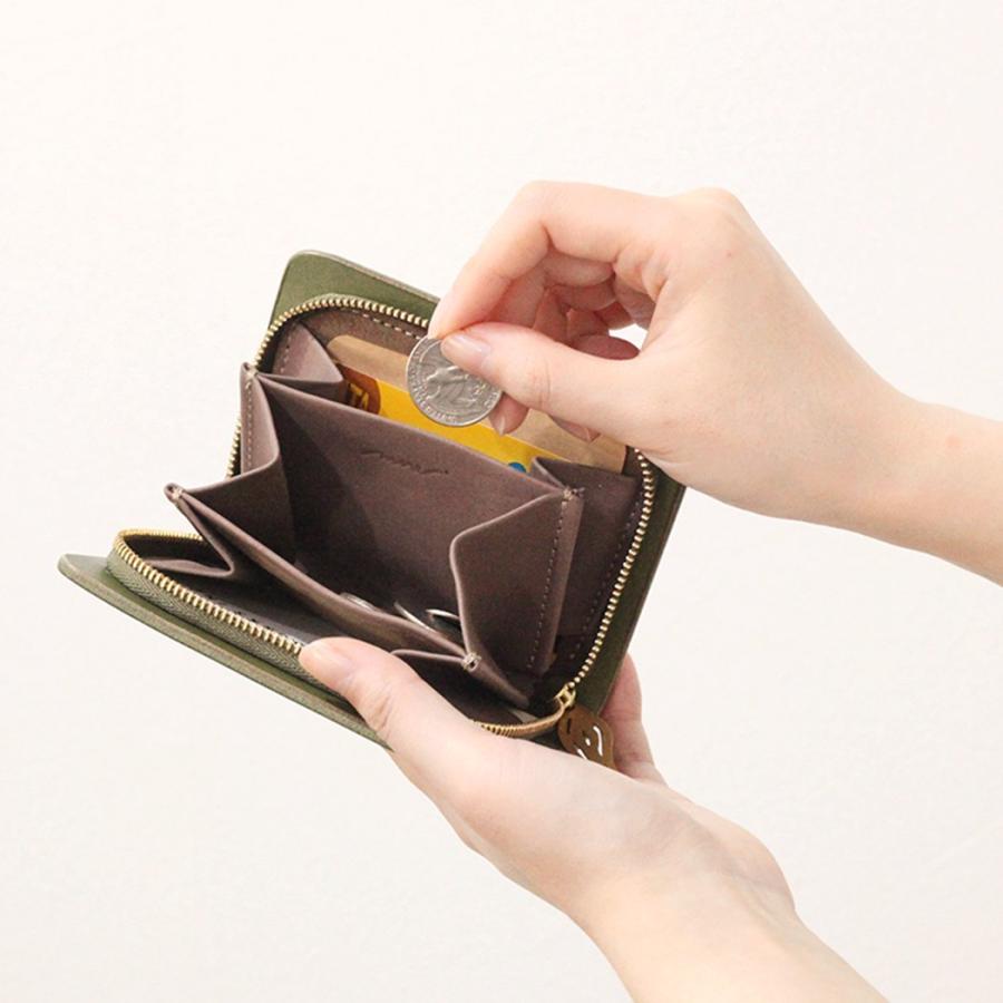 mnoi（ムノイ） / mu coin wallet -khaki- / コインウォレット - カーキ | M_ | 04