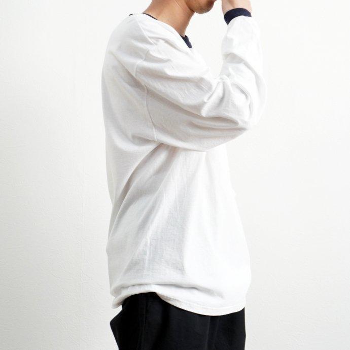 USNA / Official Midshipmen Blue Rim L/S Tee Manufactured by Champion ロングスリーブTシャツ ホワイト 買い回り 買い周り 買いまわり ポイ… | Champion | 10