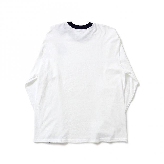 USNA / Official Midshipmen Blue Rim L/S Tee Manufactured by Champion ロングスリーブTシャツ ホワイト 買い回り 買い周り 買いまわり ポイ… | Champion | 02