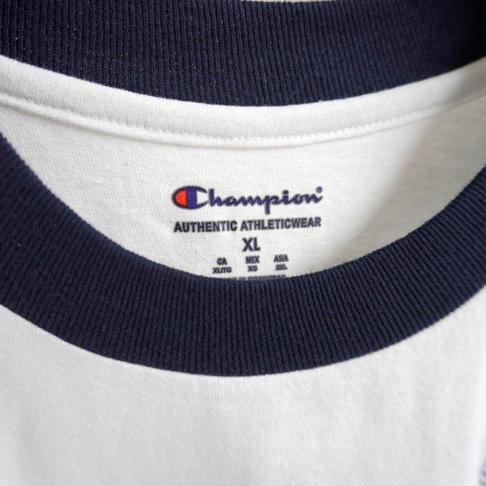 USNA / Official Midshipmen Blue Rim L/S Tee Manufactured by Champion ロングスリーブTシャツ ホワイト 買い回り 買い周り 買いまわり ポイ… | Champion | 04
