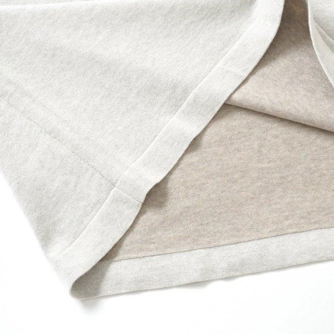 crepuscule クレプスキュール 2101-007 S/S KNIT - L.Gray 半袖ニット ライトグレー | crepuscule | 04