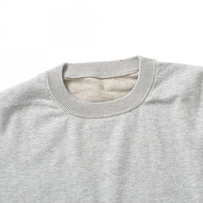 crepuscule クレプスキュール 2101-007 S/S KNIT - Gray 半袖ニット グレー | crepuscule | 02