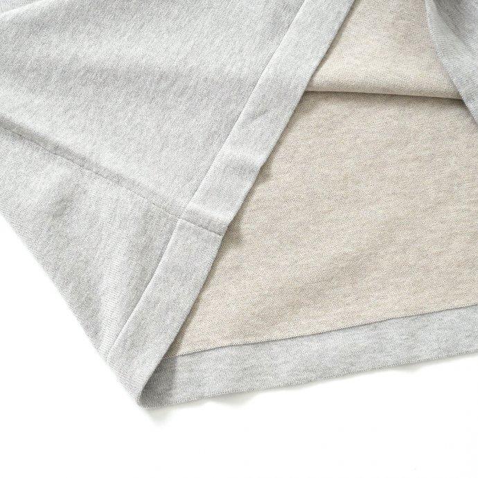 crepuscule クレプスキュール 2101-007 S/S KNIT - Gray 半袖ニット グレー | crepuscule | 04