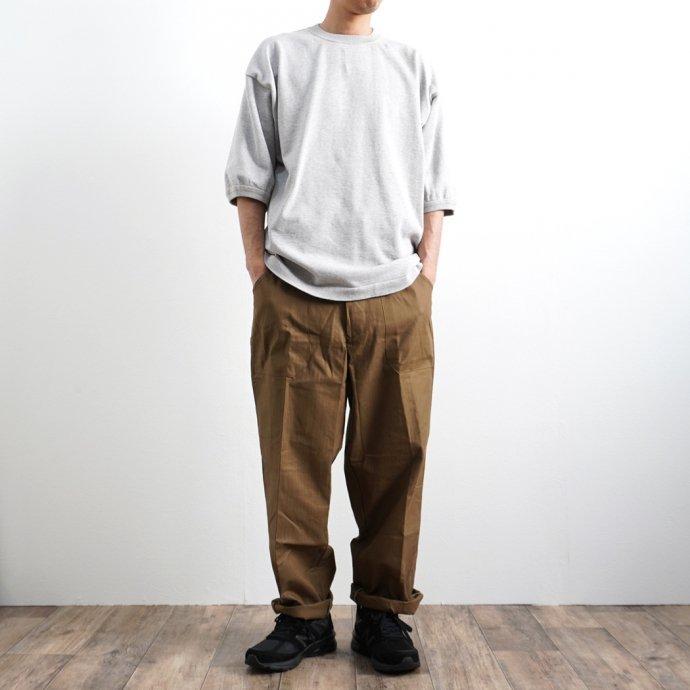 crepuscule クレプスキュール 2101-007 S/S KNIT - Gray 半袖ニット グレー | crepuscule | 06