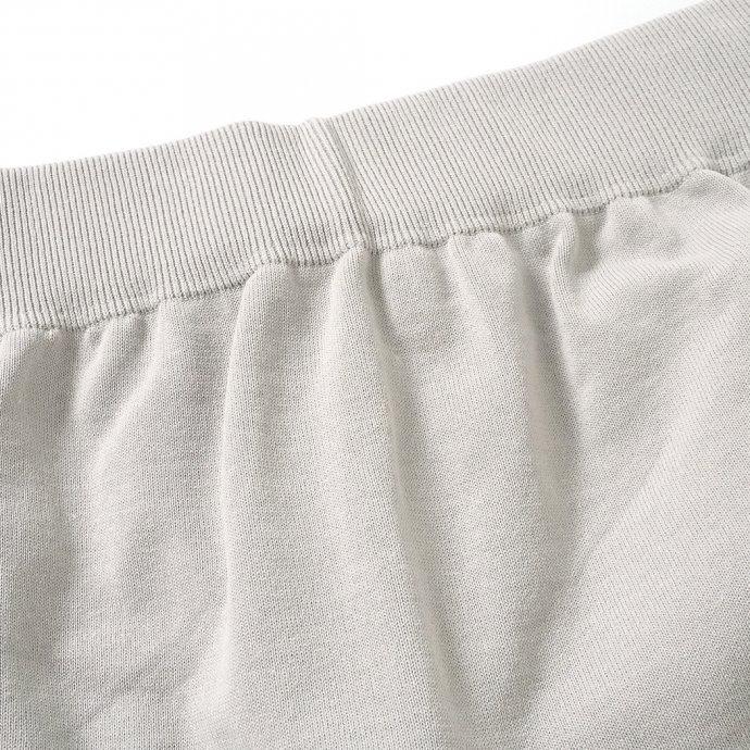 crepuscule クレプスキュール 2101-011 SHORT PANTS - L.Gray ニットショーツ  ハーフパンツ ライトグレー | crepuscule | 06