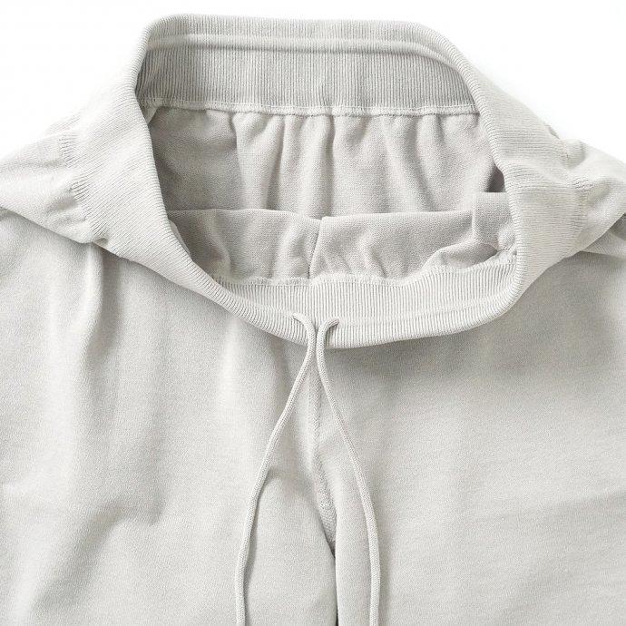 crepuscule クレプスキュール 2101-011 SHORT PANTS - L.Gray ニットショーツ  ハーフパンツ ライトグレー | crepuscule | 08