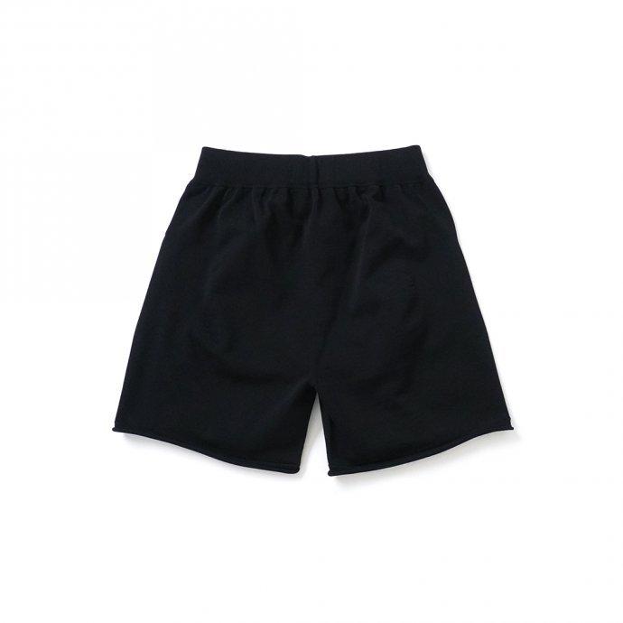 crepuscule クレプスキュール 2101-011 SHORT PANTS - Black ニットショーツ ブラック | crepuscule | 01