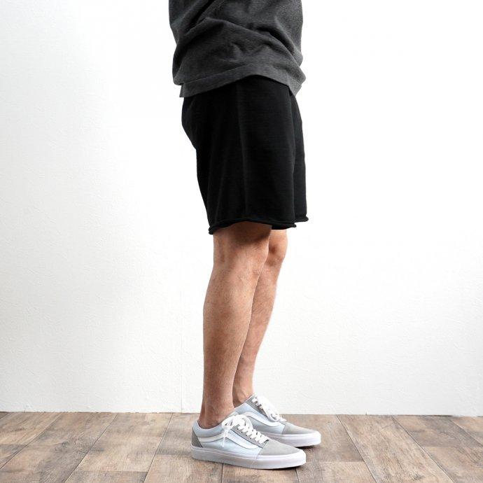 crepuscule クレプスキュール 2101-011 SHORT PANTS - Black ニットショーツ ブラック | crepuscule | 10