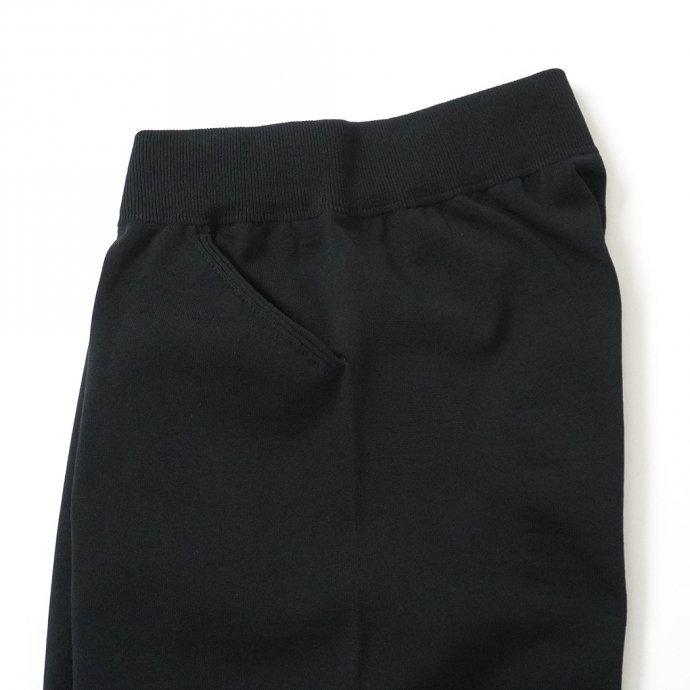 crepuscule クレプスキュール 2101-011 SHORT PANTS - Black ニットショーツ ブラック | crepuscule | 03