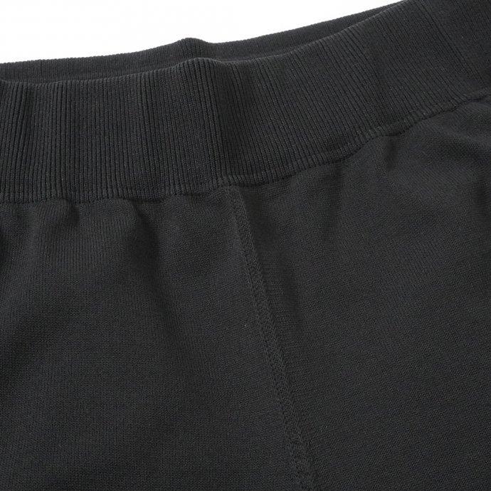 crepuscule クレプスキュール 2101-011 SHORT PANTS - Black ニットショーツ ブラック | crepuscule | 05